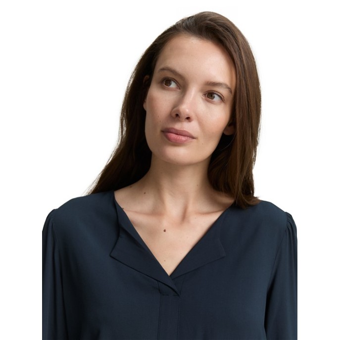 Tom Tailor blouse 1047574 uni Marine